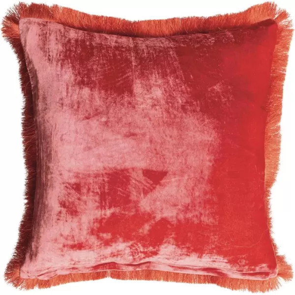 Creative CoOp Berry Bliss Eyelash Fringe Pillow
