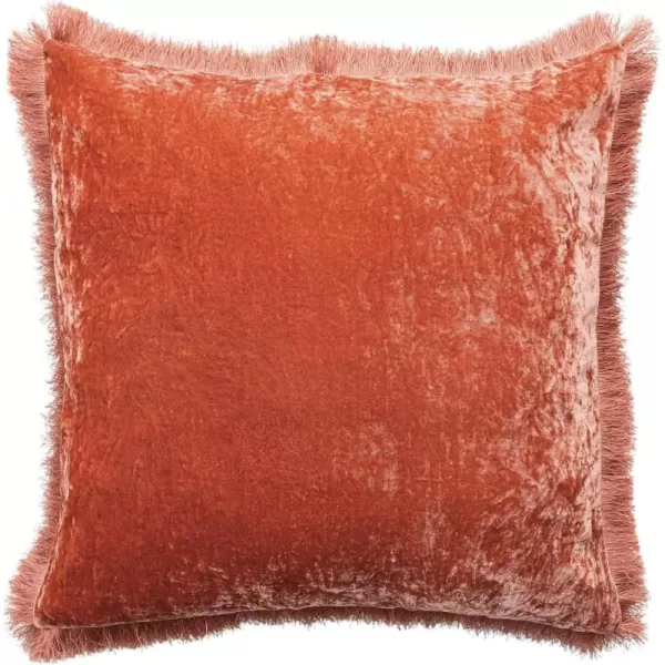 Creative CoOp Clay Charm Eyelash Fringe Pillow