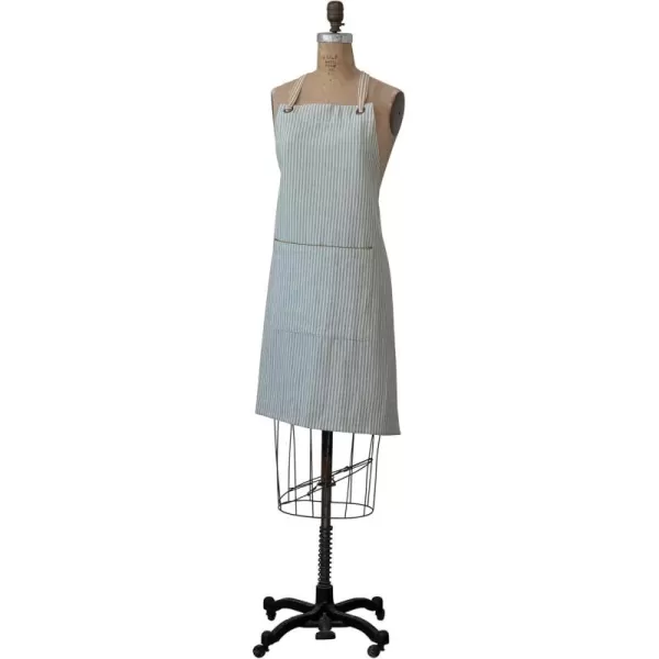 imageCreative CoOp Cotton Stripes Multicolor Apron OneSize Ivory