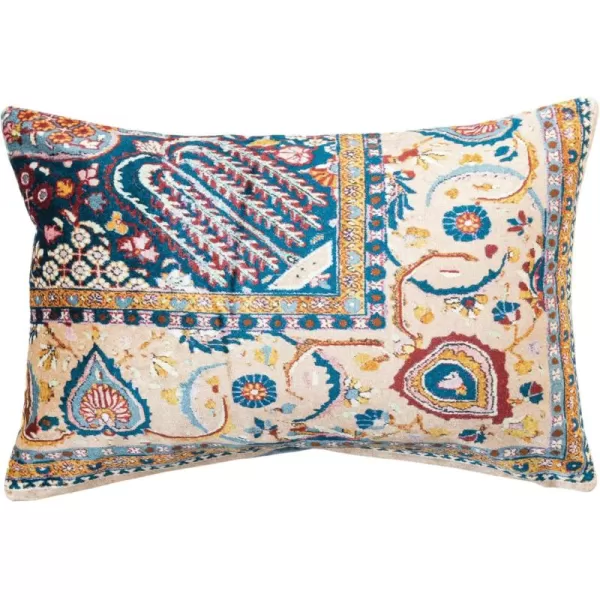 Creative CoOp Multicolor Vintage Mosaic Velvet Lumbar PillowPattern 1
