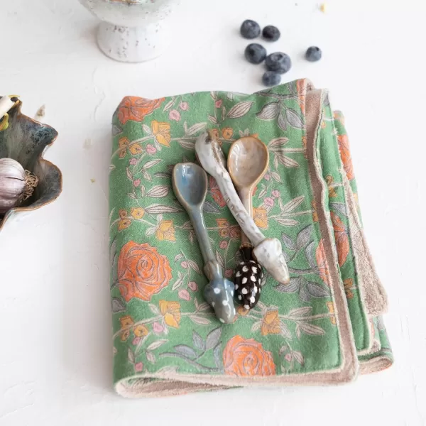 imageCreative CoOp Garden Bloom Cotton Tea Towels Multicolor Set of 3