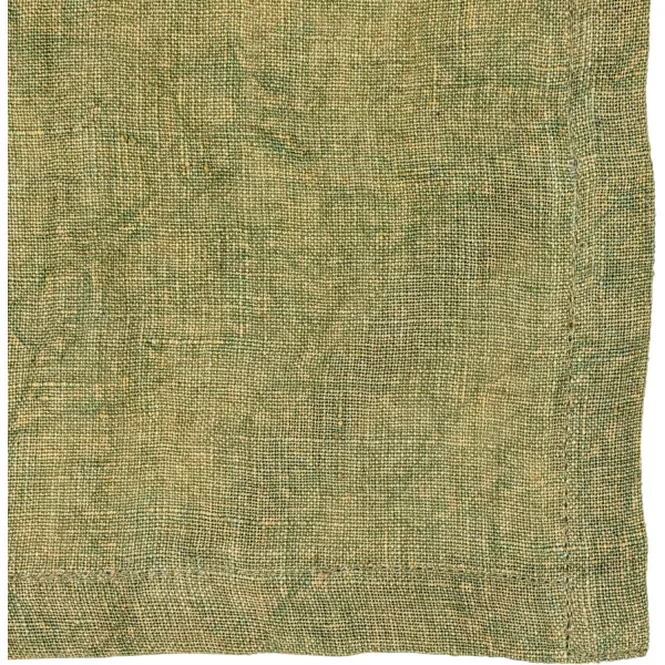 imageCreative CoOp Stonewashed Linen Decorative Dining and Kitchen Olive Tea Towel Green