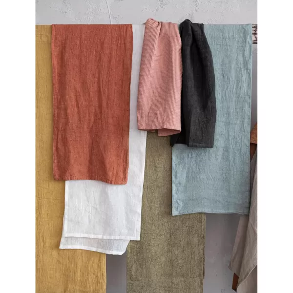 imageCreative CoOp Stonewashed Linen Decorative Dining and Kitchen Olive Tea Towel Green