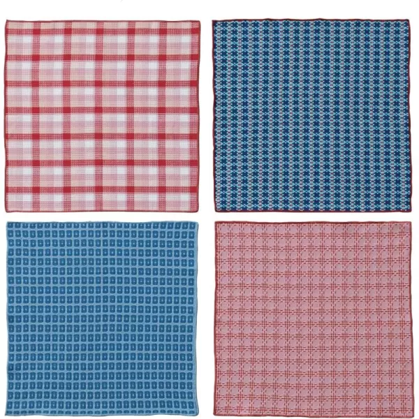imageCreative CoOp Countryside Charm Cotton Tea Towel Set Multicolor Set of 3Napkins
