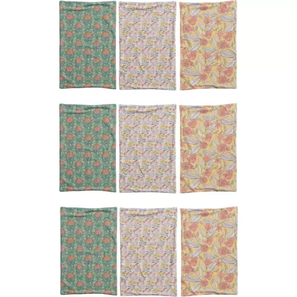 imageCreative CoOp Garden Bloom Cotton Tea Towels Multicolor Set of 3