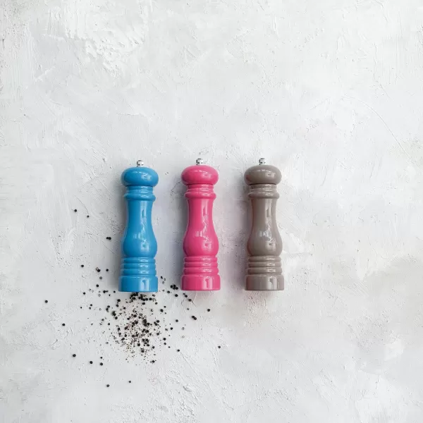 imageCreative CoOp Rubberwood Elegance Pepper Mill BlueGray