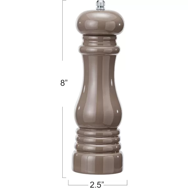 imageCreative CoOp Rubberwood Elegance Pepper Mill BlueGray