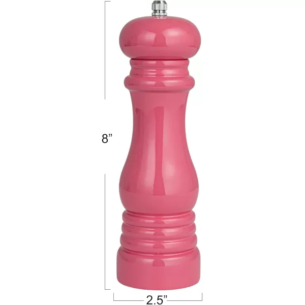 imageCreative CoOp Rubberwood Elegance Pepper Mill BluePink