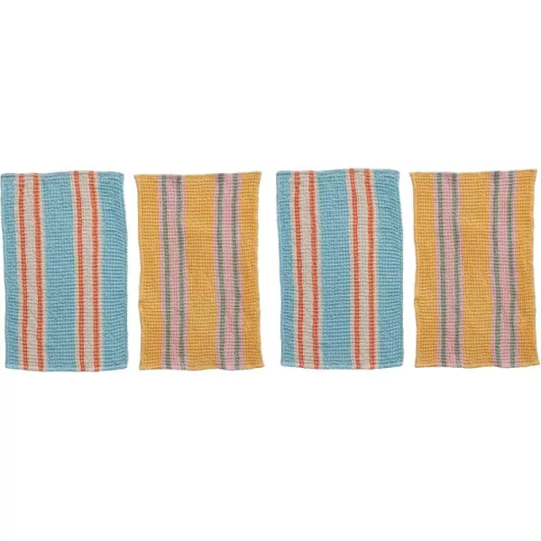 imageCreative CoOp Cottage Charm Cotton Waffle Weave Tea Towels Multicolor Set of 2Tea Towels