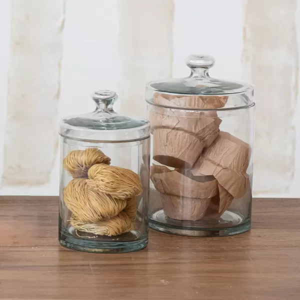 imageCreative CoOp Clear Classic Glass Jar with Lid 7 Cup4 Cup