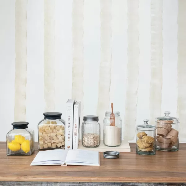 imageCreative CoOp Clear Classic Glass Jar with Lid 7 Cup7 Cup