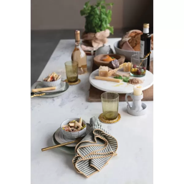 imageCreative CoOp Debossed Stoneware Bowl White 4 Styles Dinnerware Cream