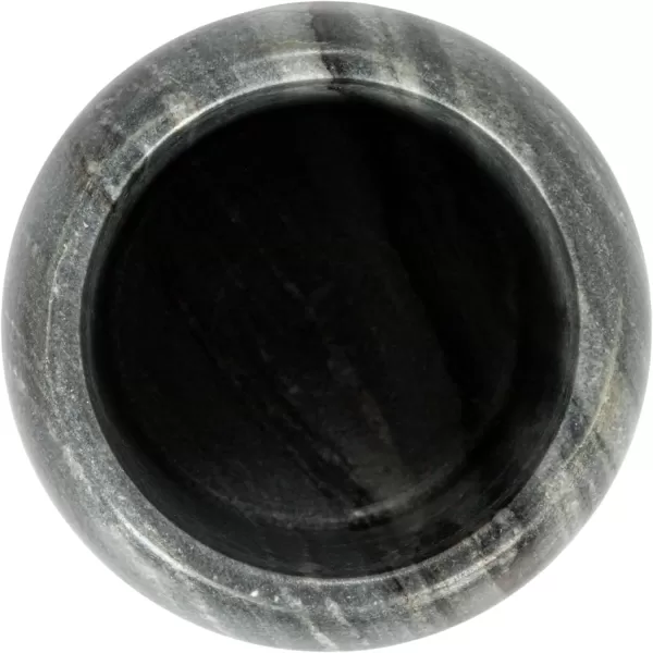 imageCreative CoOp Modern Marble Canister with Wood Lid NaturalGray