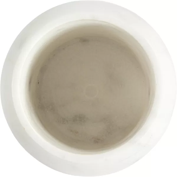 imageCreative CoOp Modern Marble Canister with Wood Lid NaturalWhite