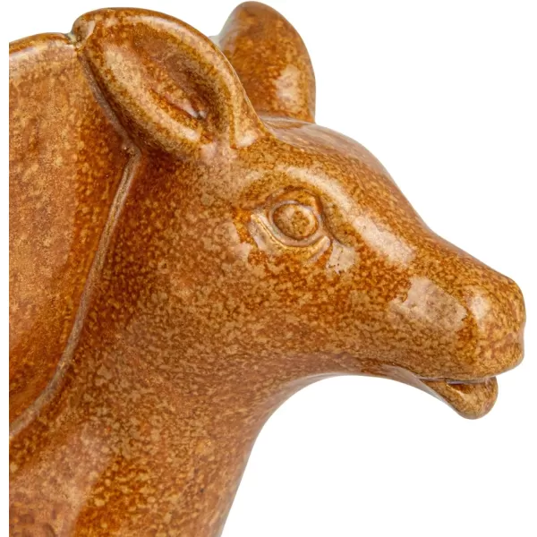 imageCreative CoOp Rustic Stoneware Donkey Bowl BrownDonkey