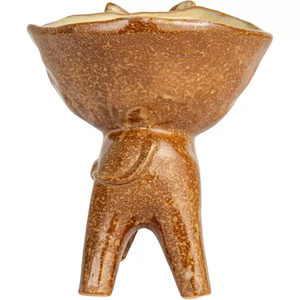 imageCreative CoOp Rustic Stoneware Donkey Bowl BrownDonkey
