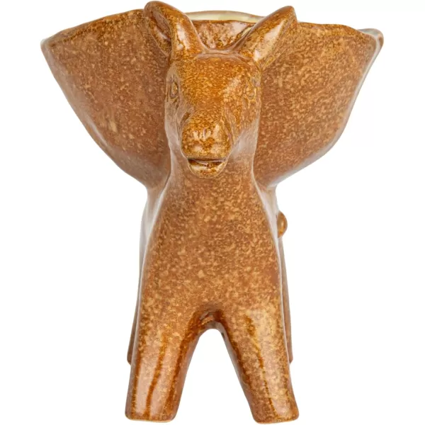 imageCreative CoOp Rustic Stoneware Donkey Bowl BrownDonkey