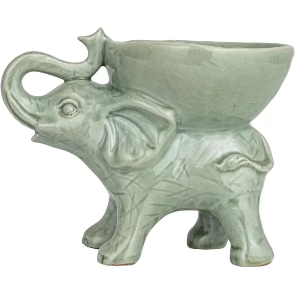 imageCreative CoOp Rustic Stoneware Donkey Bowl BrownElephant