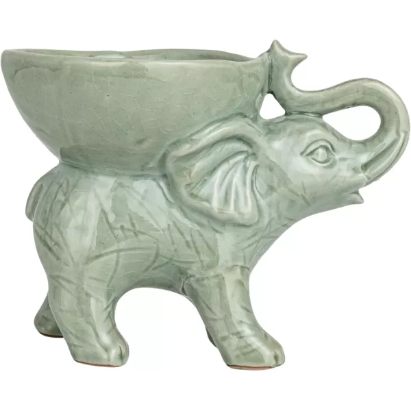 imageCreative CoOp Rustic Stoneware Donkey Bowl BrownElephant