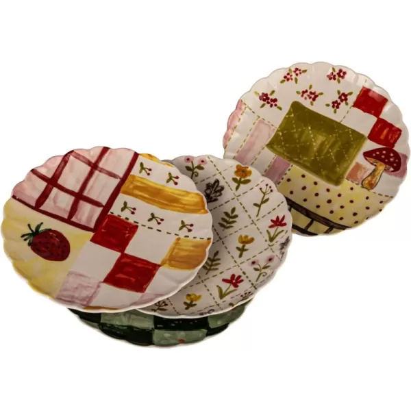 imageCreative CoOp Picnic Daydream Stoneware Platter MulticolorDish