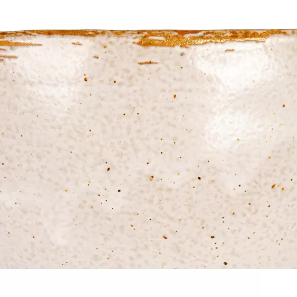 imageCreative CoOp 4 Inches Round Stoneware Dinnerware Set with Reactive Glaze Cream Set of 12 Bowls