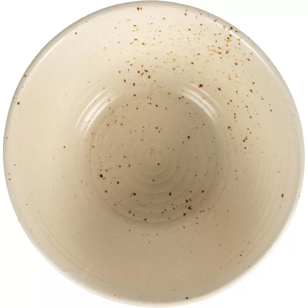 imageCreative CoOp Farmhouse Stoneware White Speckled Glaze Bowl 212 Quart Ivory