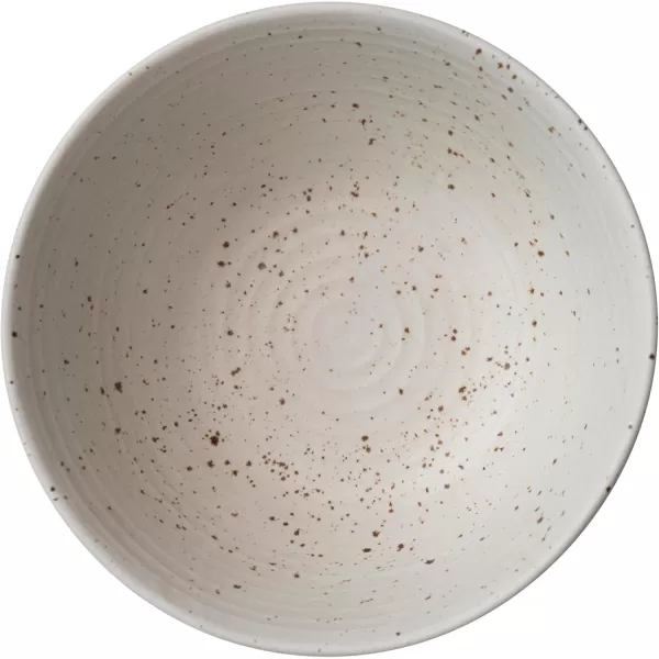 imageCreative CoOp Farmhouse Stoneware White Speckled Glaze Bowl 212 Quart Ivory