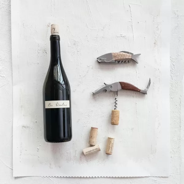 imageCreative CoOp Merbau Wood Bird Bottle Opener NaturalFish