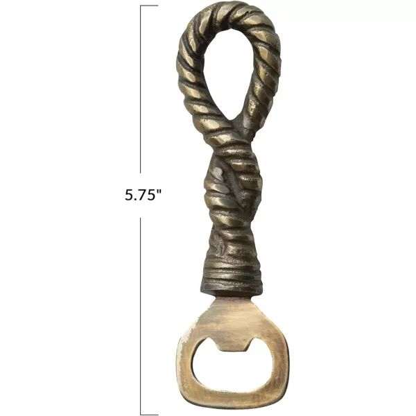 imageCreative CoOp Nautical Rope Antique Bottle Opener Gold