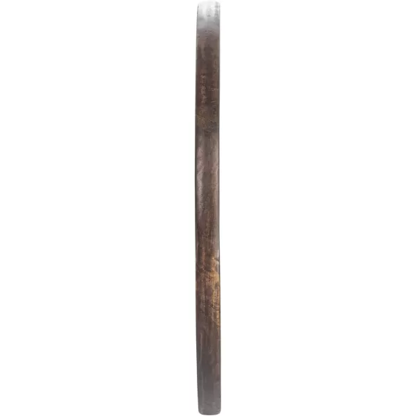 imageCreative CoOp Oval Wood Charcuterie Handle Gray CheeseCutting Board