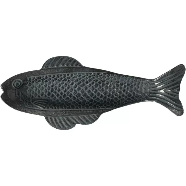 imageCreative CoOp Aluminum Fish Shape Antique Grey Dish Gray