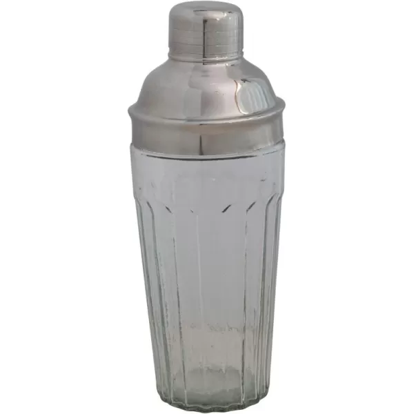 imageCreative CoOp Glass Stainless Steel Lid Clear Cocktail Shaker