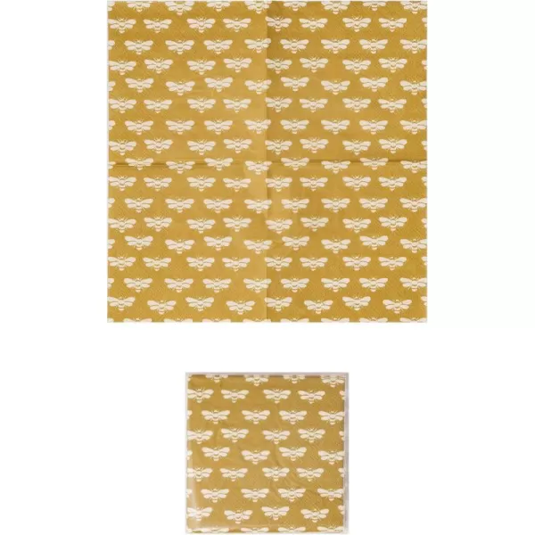 imageCreative CoOp Let The Evening Be Gin Cocktail Napkins MulticolorAbstract Leaf