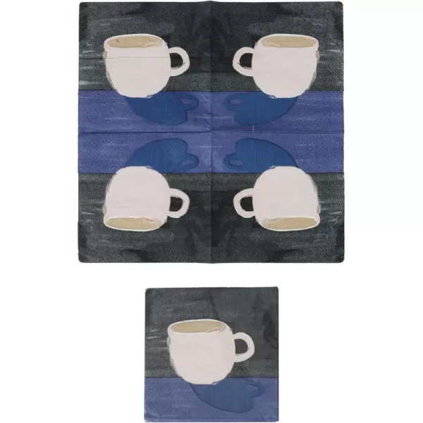 imageCreative CoOp Let The Evening Be Gin Cocktail Napkins MulticolorCherries