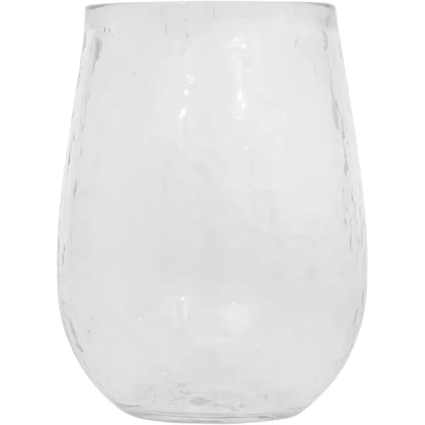imageCreative CoOp 14 Ounce Recycled Glass Stemless Wine Glasses