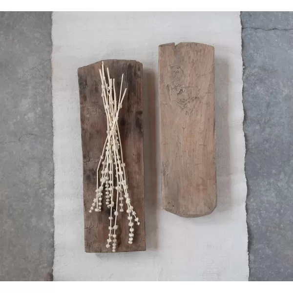 imageCreative CoOp 22quot L Decorative Found Wood Board Each one Will Vary Brown