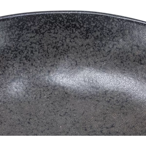imageCreative CoOp Black Stoneware Bowl with Handle and Base Reactive Glaze 8quot L x 8quot W x 375quot HBlack