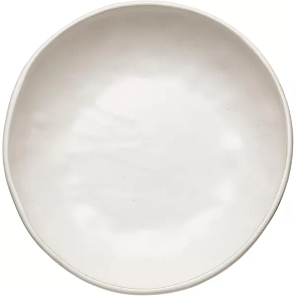 imageCreative CoOp Black Stoneware Bowl with Handle and Base Reactive Glaze 8quot L x 8quot W x 375quot HWhite