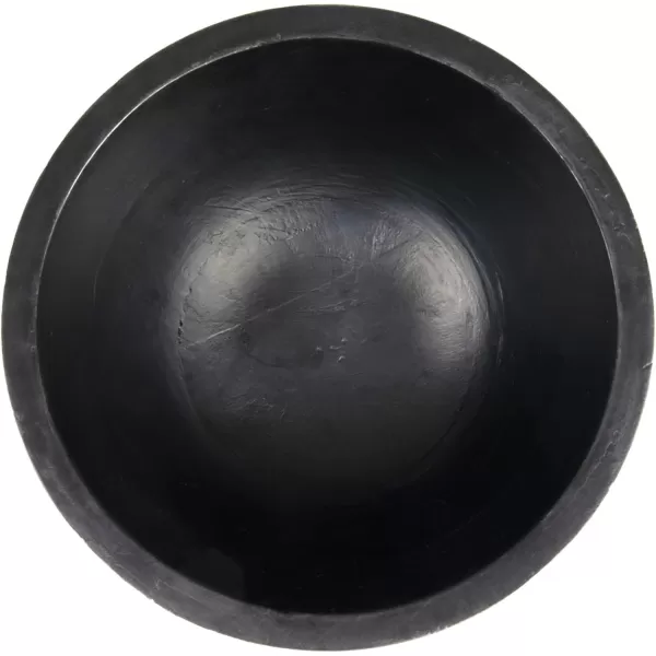 imageCreative CoOp Boho Wood Pedestal Serving Bowl Black FinishBlack