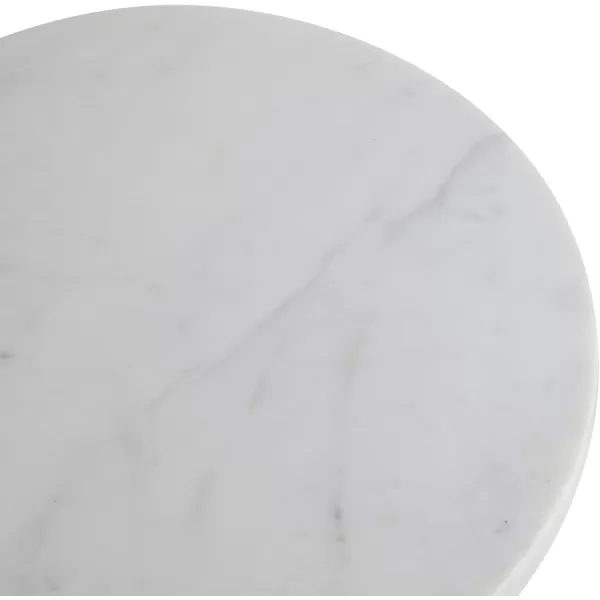 imageCreative CoOp Elegant Marble Round Cheese Board BeigeWhite