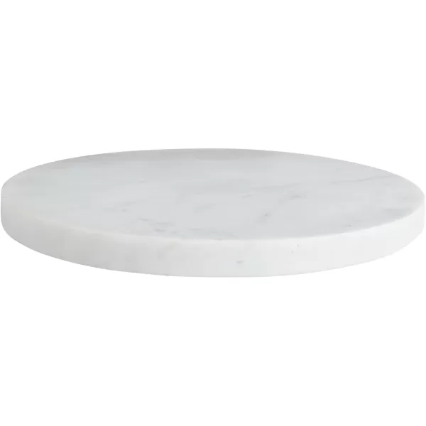 imageCreative CoOp Elegant Marble Round Cheese Board BeigeWhite