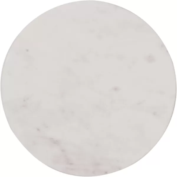 imageCreative CoOp Elegant Marble Round Cheese Board BeigeWhite