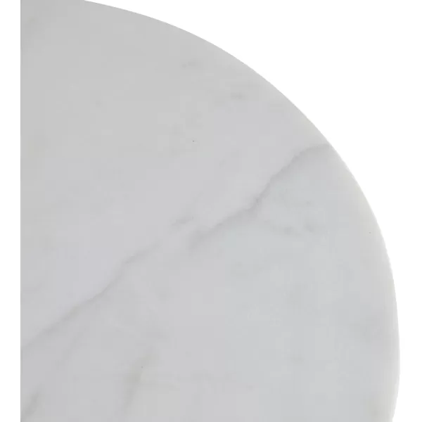 imageCreative CoOp Elegant Marble Round Cheese Board BeigeWhite
