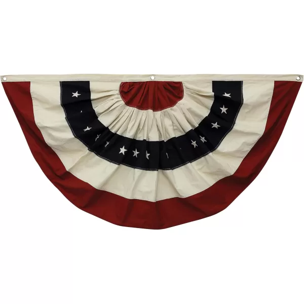 imageCreative CoOp Fabric Flag Wall Dcor in Half Circle Design