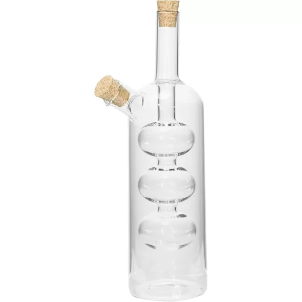 imageCreative CoOp HandBlown Glass Oil and Vinegar Cruet Translucent