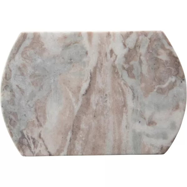 imageCreative CoOp Long Marble Cutting Board Buff 12quot x 8quot