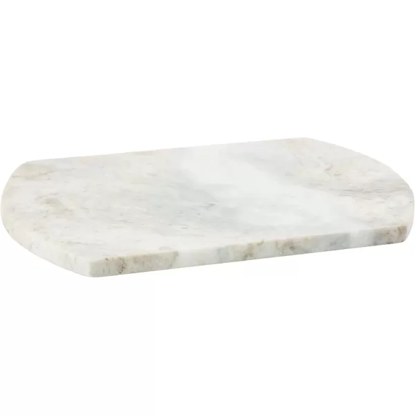 imageCreative CoOp Long Marble Cutting Board Buff 12quot x 8quot