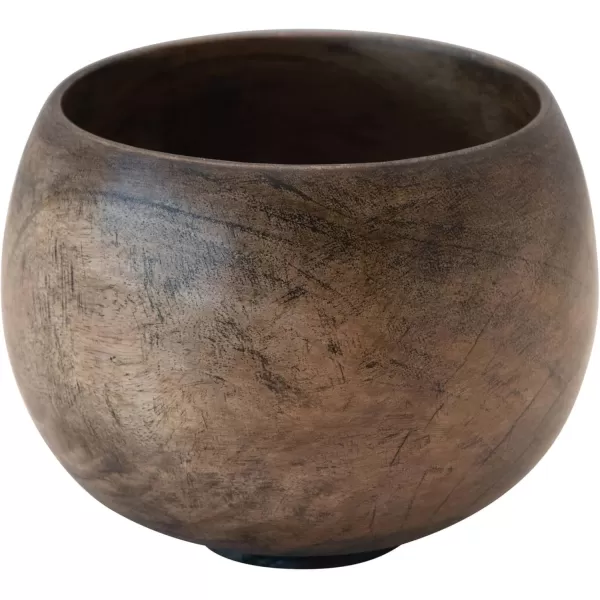 imageCreative CoOp Mango Wood Bowl Walnut Finish