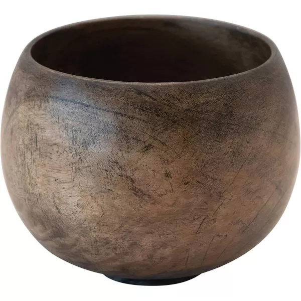 imageCreative CoOp Mango Wood Bowl Walnut Finish