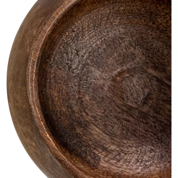 imageCreative CoOp Mango Wood Bowl Walnut Finish